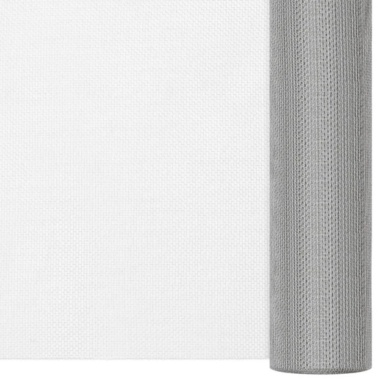 Écran en treillis acier inoxydable 80x500 cm argenté