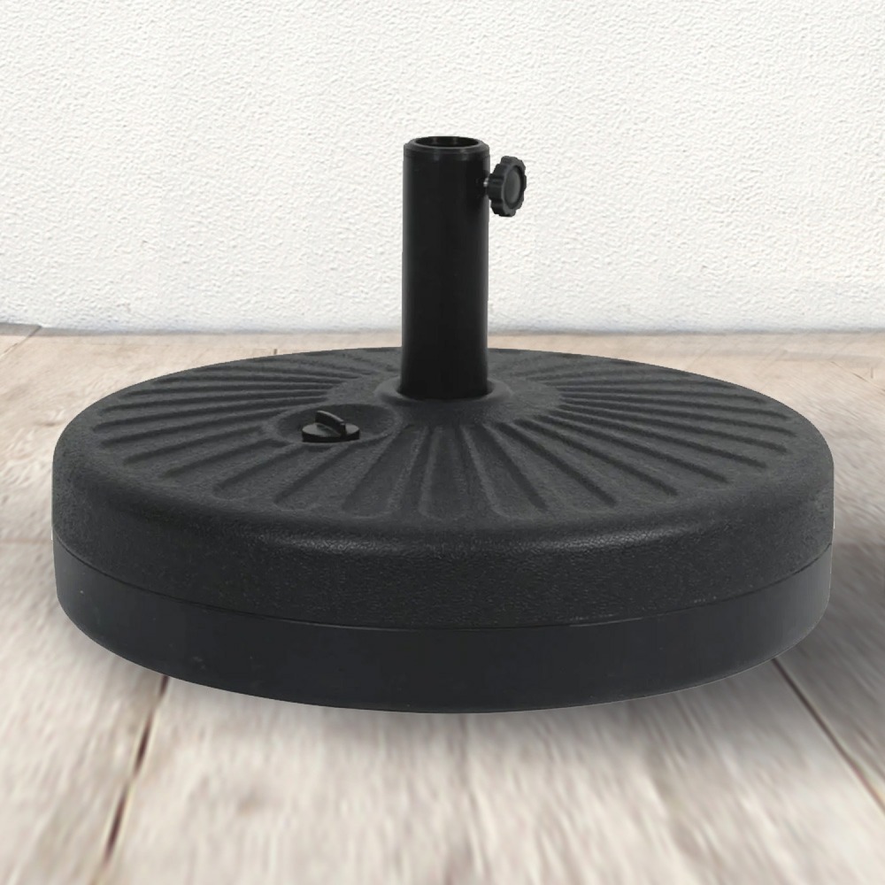 Pied de parasol circulaire plastique résistant