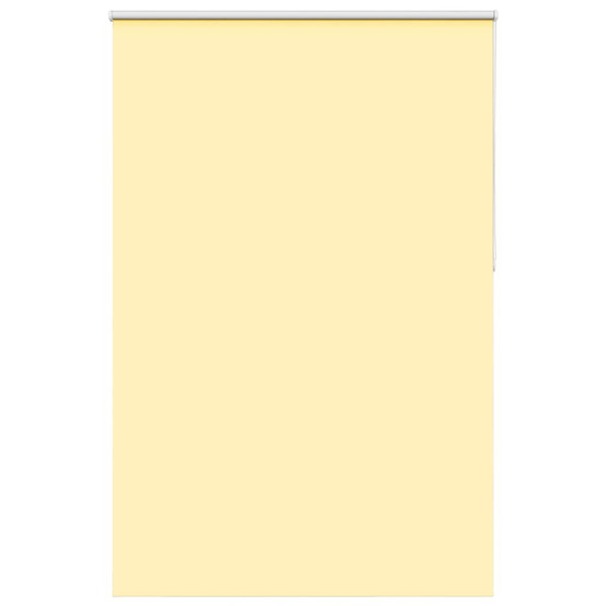 Store enrouleur occultant jaune largeur du tissu 146,6 cm