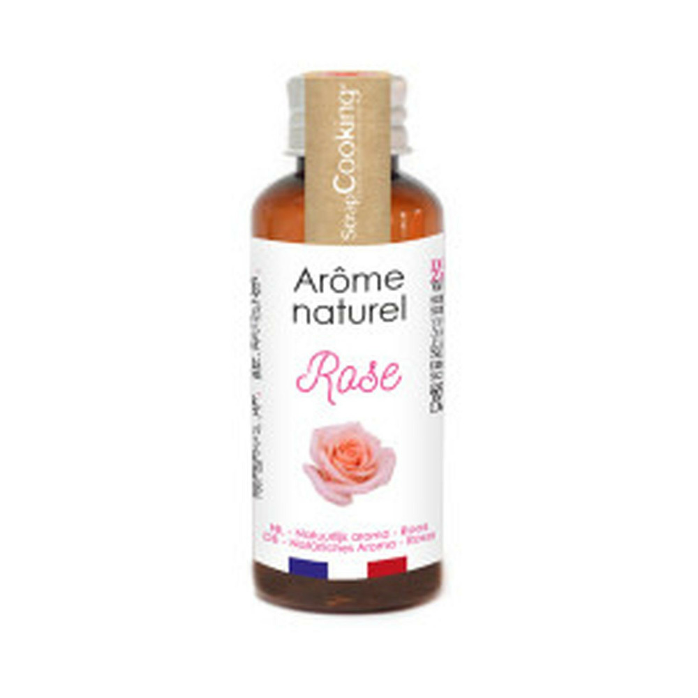 Arôme alimentaire naturel liquide - rose 40 ml