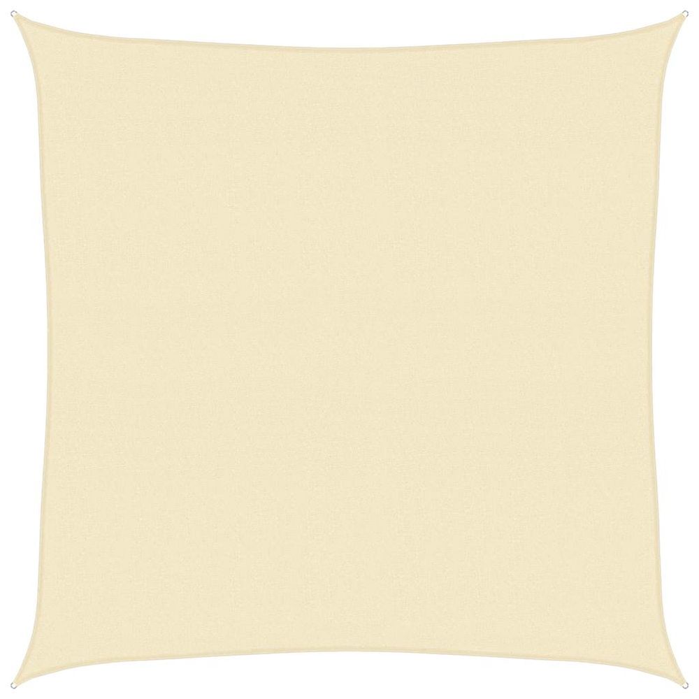 Voile d'ombrage 160 g/m² crème 4,5x4,5 m pehd