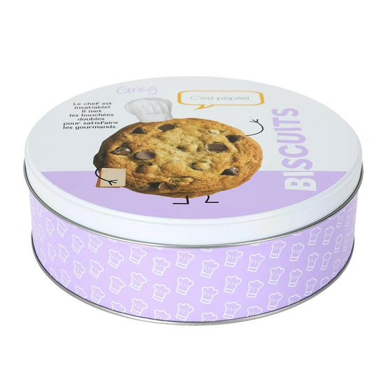 Boîte à biscuits en métal