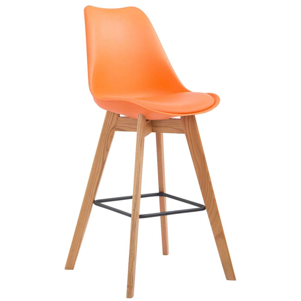 Tabouret de bar metz plastique natura