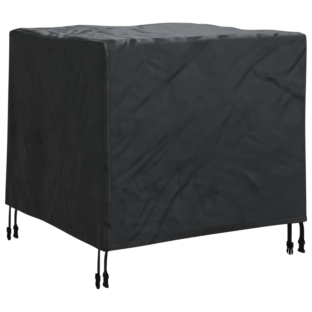 Housse pour meubles uni noir 64 x 64 x 65 cm tissu oxford 600d