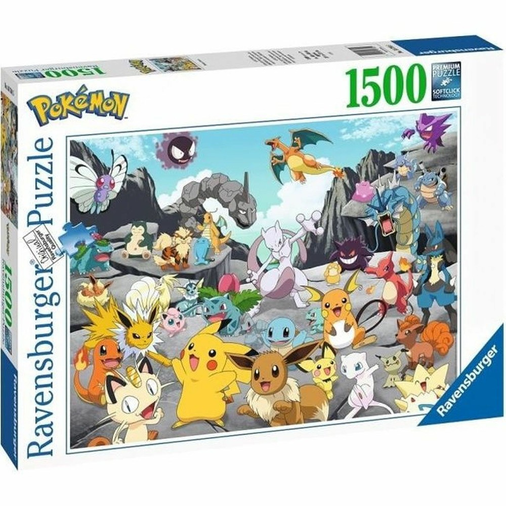 Puzzle pokémon classics 1500 pièces - ravensburger