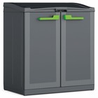 Armoire de recyclage moby compact recycling system gris graphite