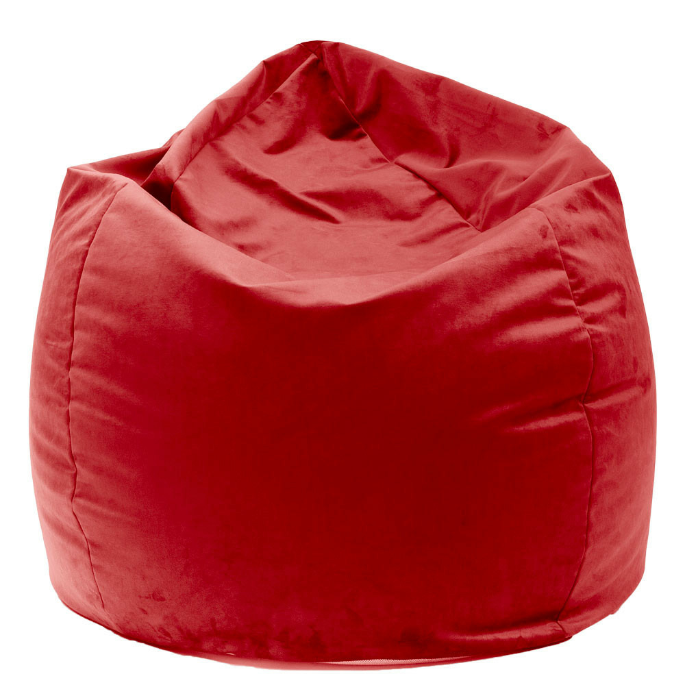 Pouf poire - rouge scarlet - 14200v-50