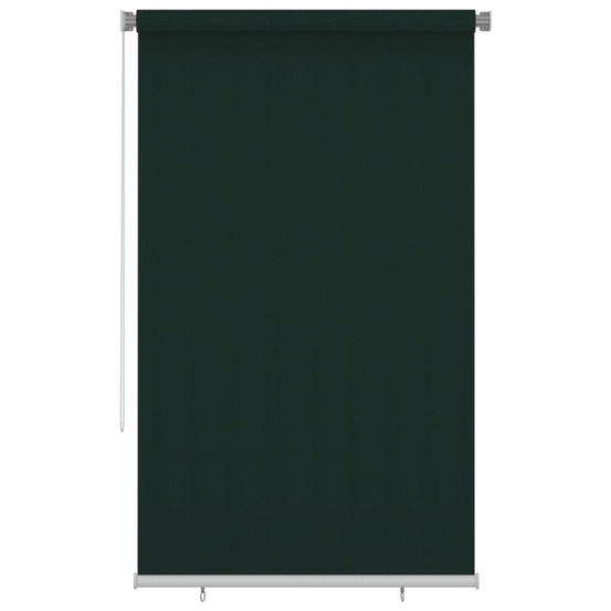 Store roulant d'extérieur 140x230 cm vert foncé pehd