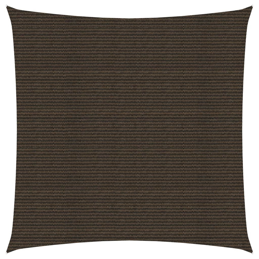Voile d'ombrage 160 g/m² marron 4 x 4 m pehd
