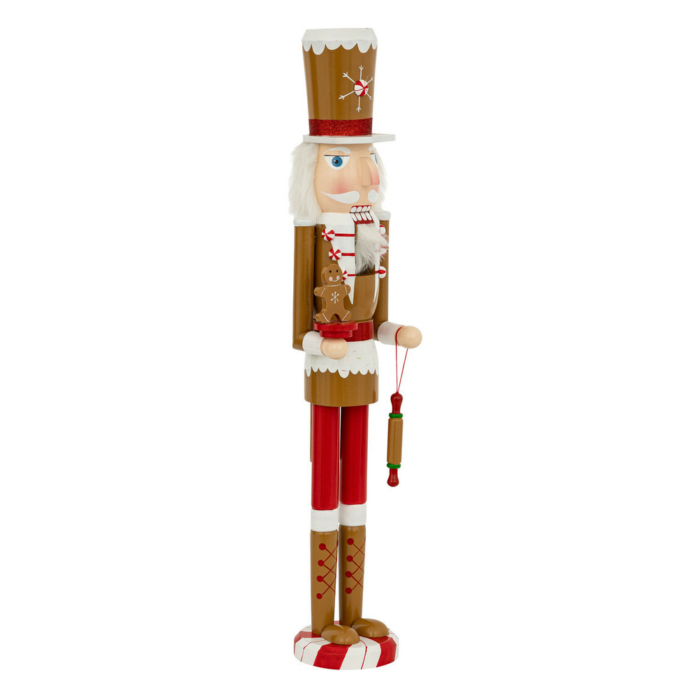 Déco de noël casse-noisette pain d'épice h 60 cm