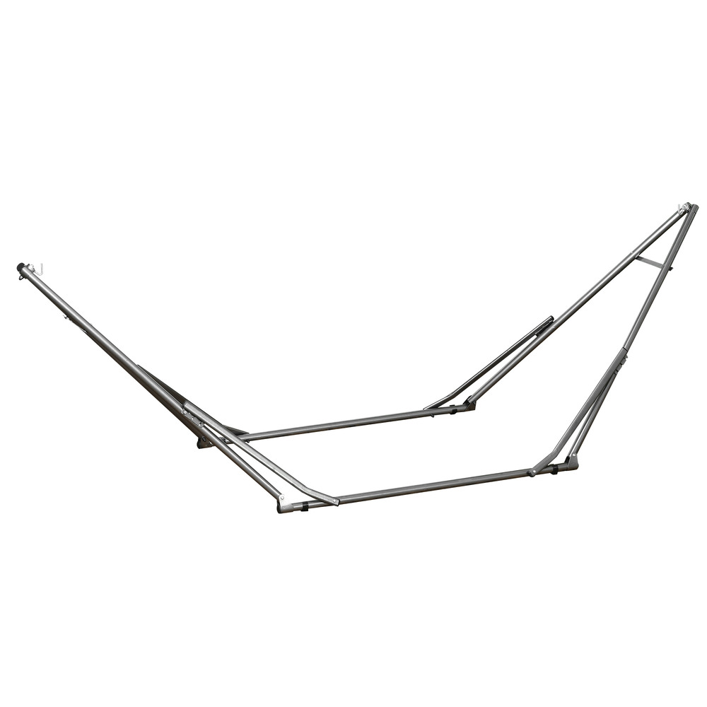 Stand hamac 2-en-1, résistant aux intempéries, séchoir, 290 cm x 92 cm x 88 cm, noir