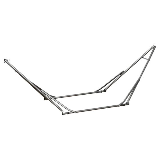 Stand hamac 2-en-1, résistant aux intempéries, séchoir, 290 cm x 92 cm x 88 cm, noir