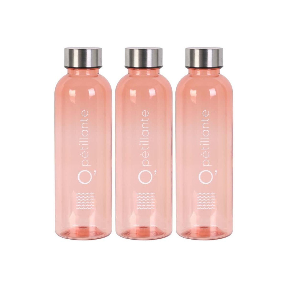 Bouteille en plastique réutilisable 50 cl o' (lot de 3) orange