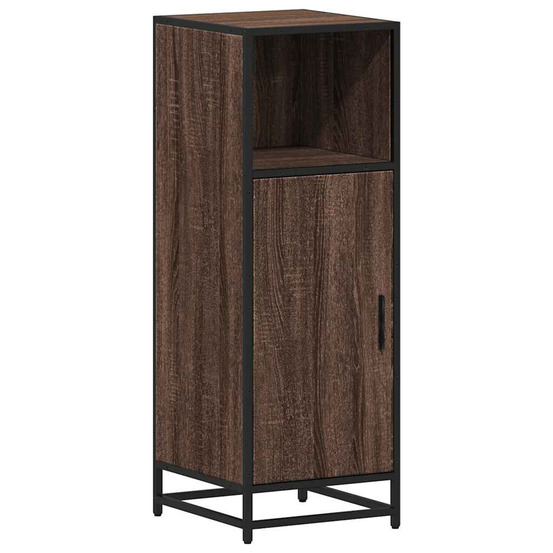 Armoire de bain chêne marron 35x37,5x100 cm bois d'ingénierie