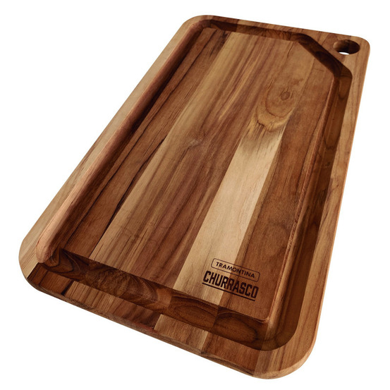 Planche à découper kitchen. 34x23,3x1,8cm bois de teck