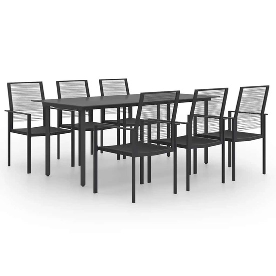 Ensemble à manger de jardin 7 pcs