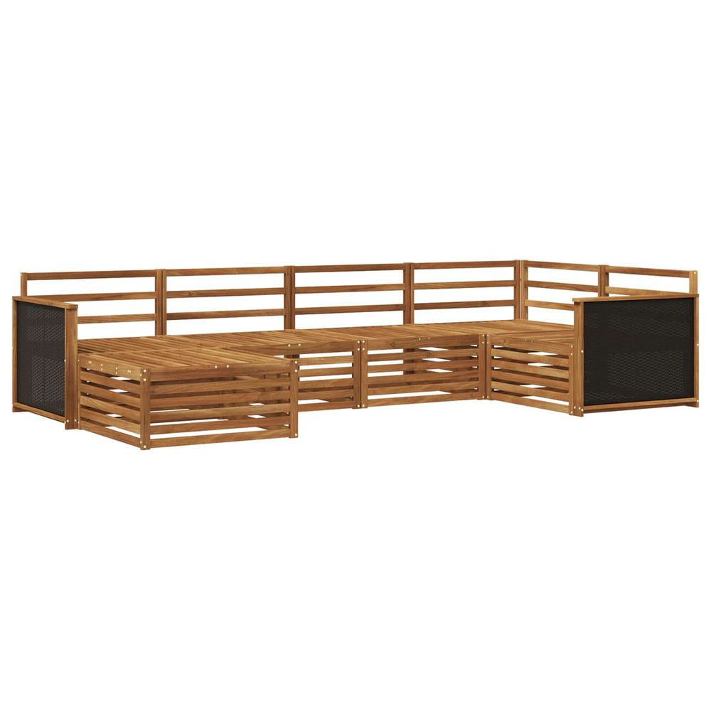 Ensemble de canapés d'extérieur 6 pc naturel