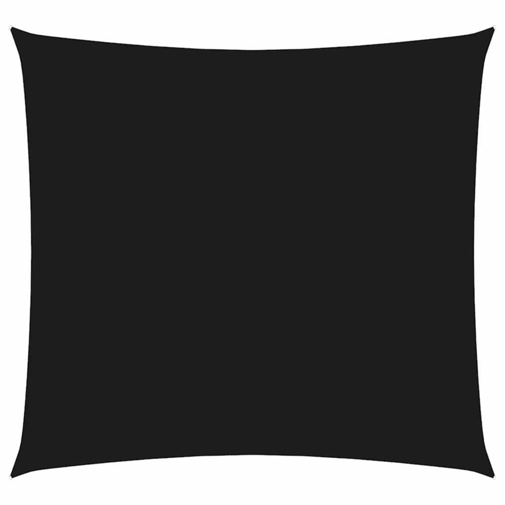 Voile de parasol tissu oxford carré 2x2 m noir