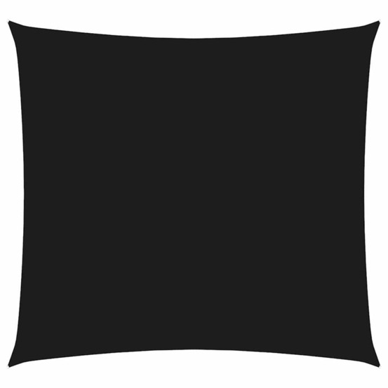 Voile de parasol tissu oxford carré 2x2 m noir
