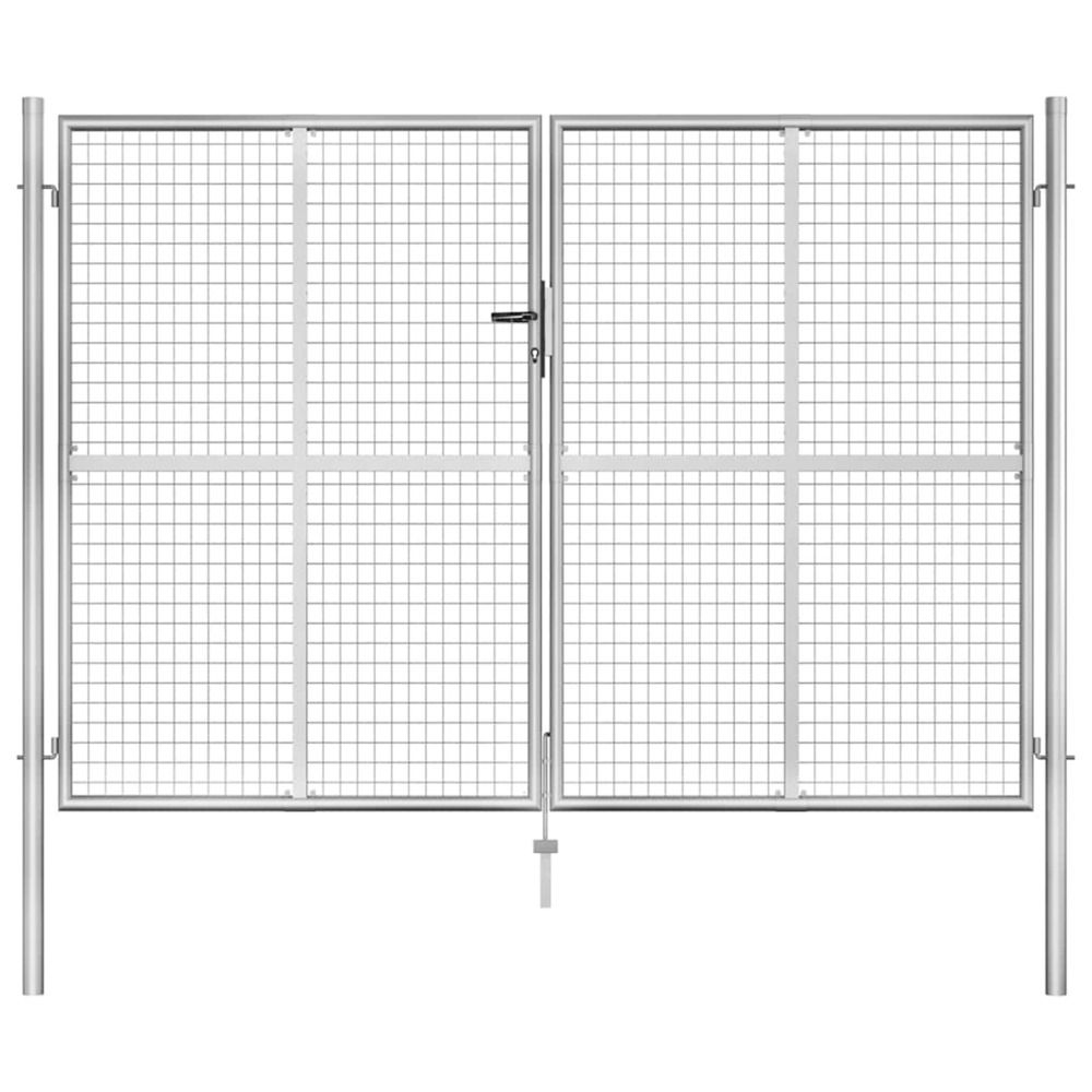 PORTE DE JARDIN ACIER GALVA 11-(864213)