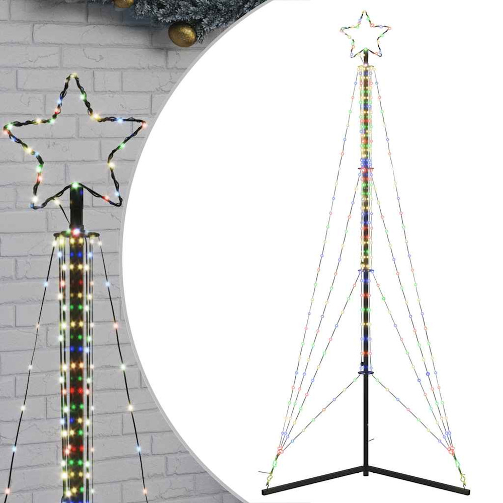 Sapin de noël à led 483 led colorées 240 cm