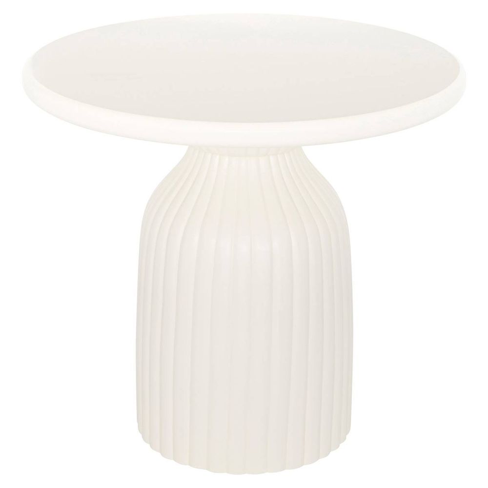 Table d'appoint mudan ivoire 55x55x50cm