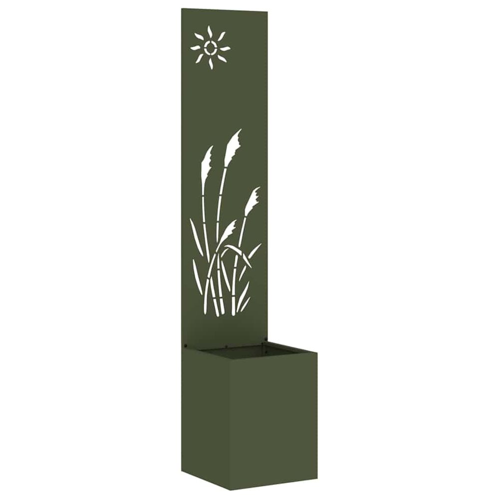 Écran de confidentialité de jardin vert olive 32 x 32 x 150 cm