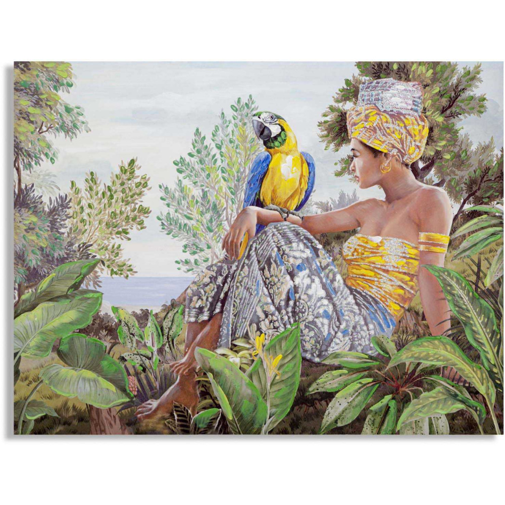 Toile décorative kenda 120 x 3 x 90 cm