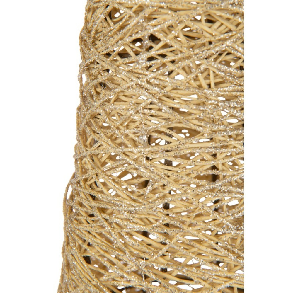 Sapin décoratif en métal doré 15x15x85 cm h85