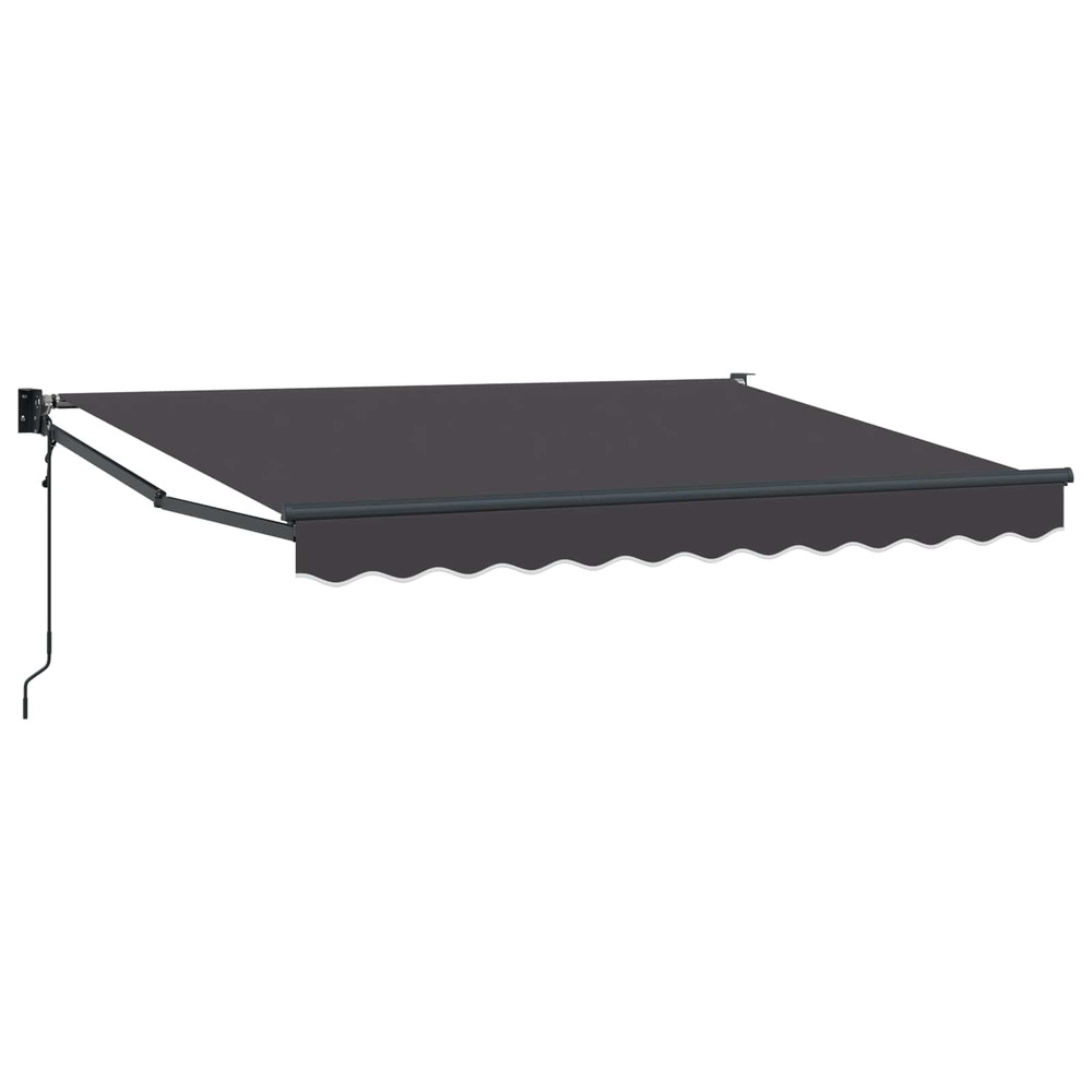 Auvent rétractable électrique anthracite 2,5 x 2 m