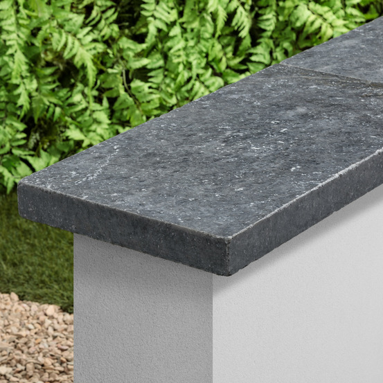 Couvertine pierre d'adana gris bleu 61x33x5 cm (à l'unité) - ro'ma nature