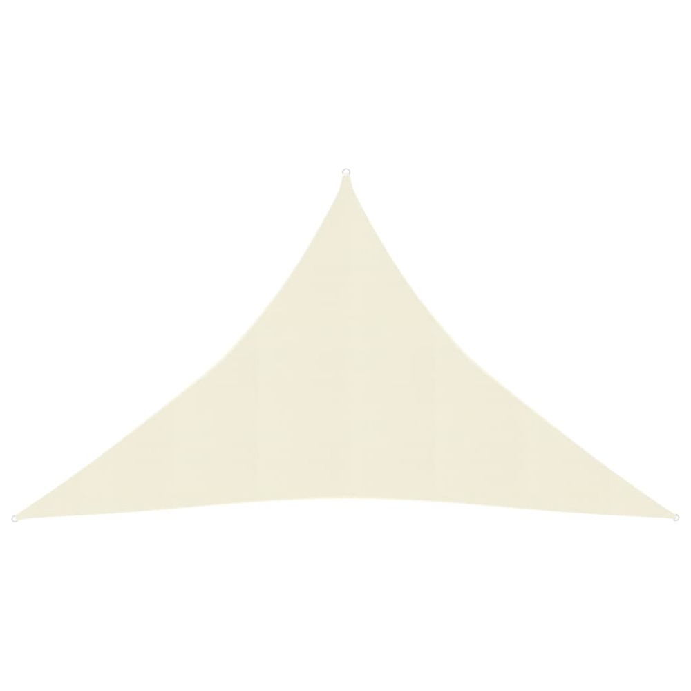 Voile d'ombrage 160 g/m² 2,5 x 2,5 x 3,5 m pehd crème