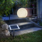 Lampe boule solaire couleur changeante ou fixe stone 40 cm