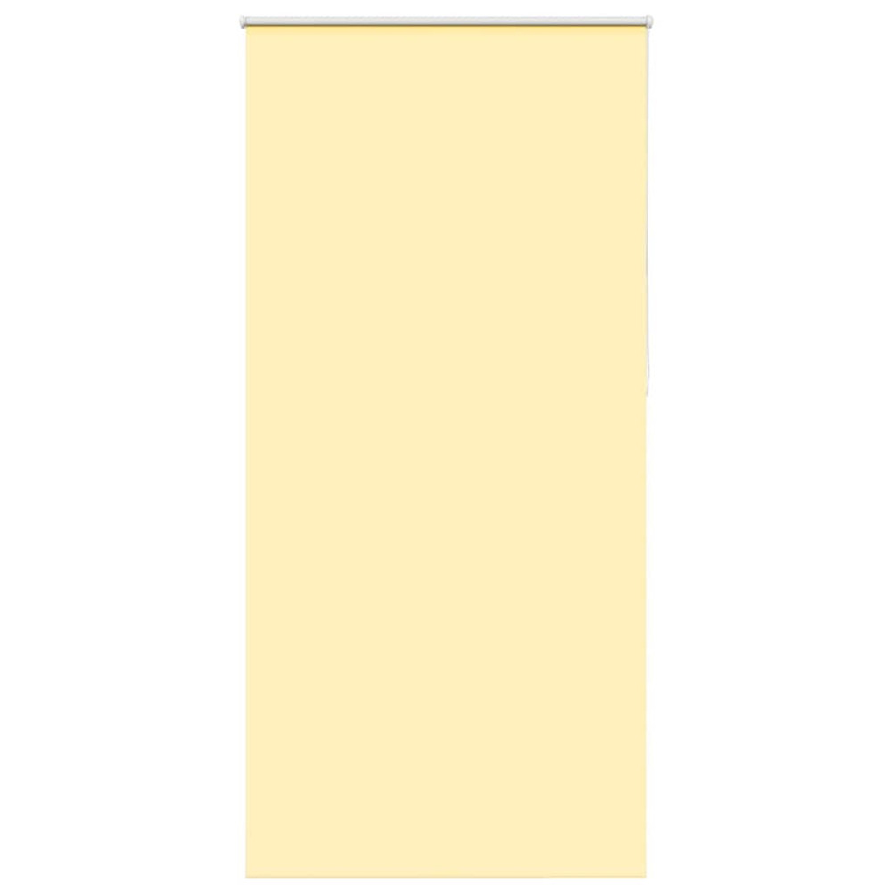 Store enrouleur occultant jaune largeur du tissu 100,7 cm