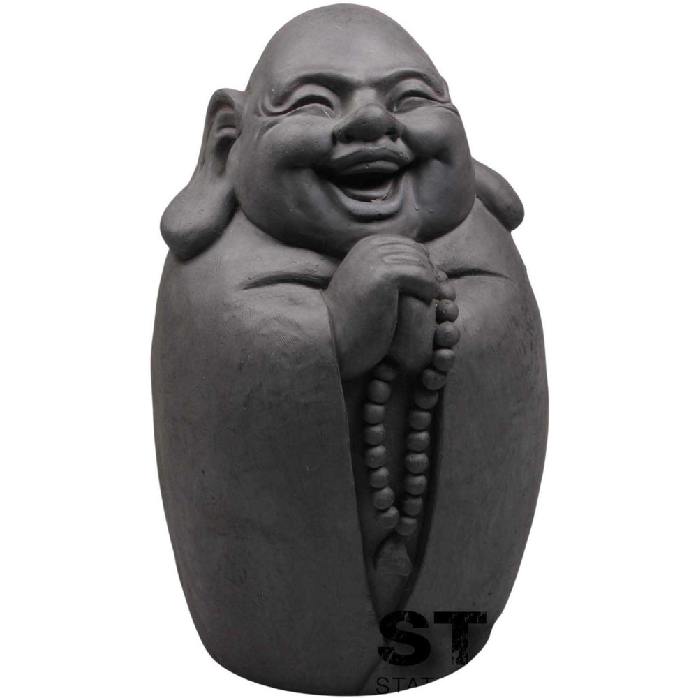 Bouddha heureux en résine 28 x 26 x 46 cm