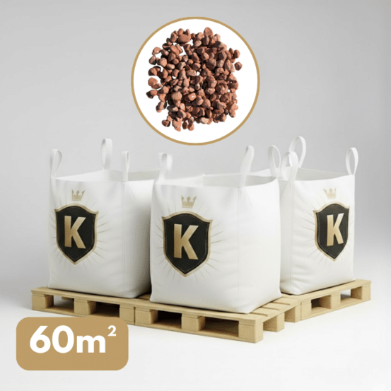 Galet marbre rose 15/25 mm – pack 3 big bag +/- 1,5t – 60 m²