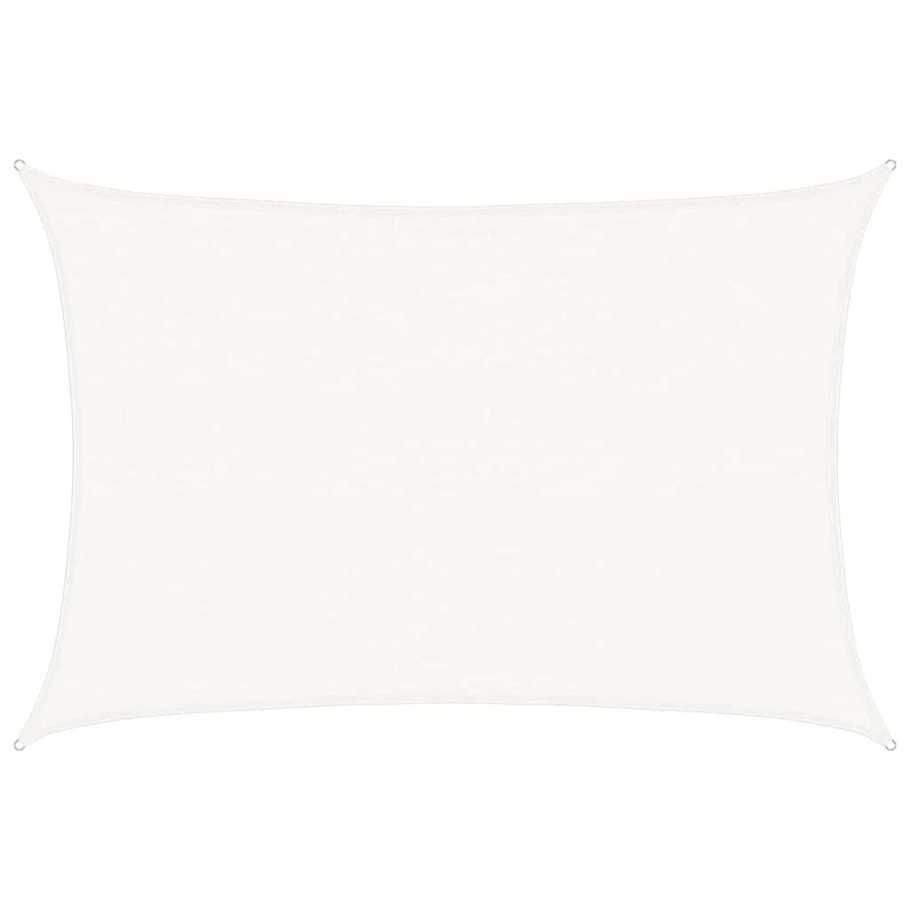 Voile d'ombrage 160 g/m² blanc 3,5x5 m pehd
