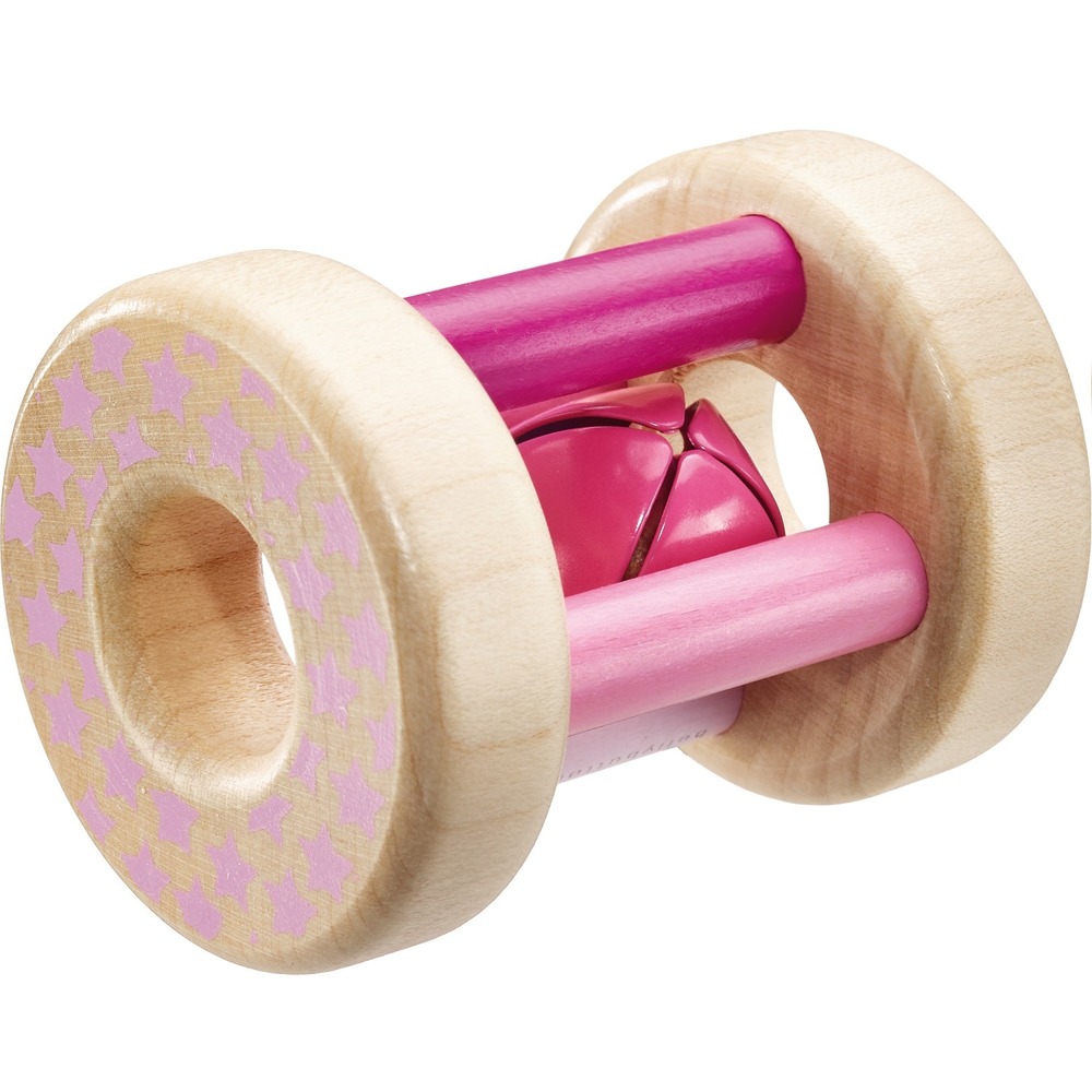 Hochet étoilé rose