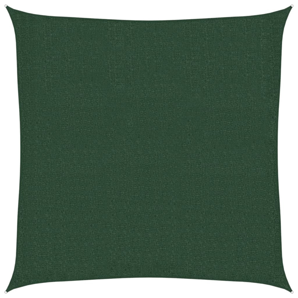 Voile d'ombrage 160 g/m² vert foncé 2,5x2,5 m pehd