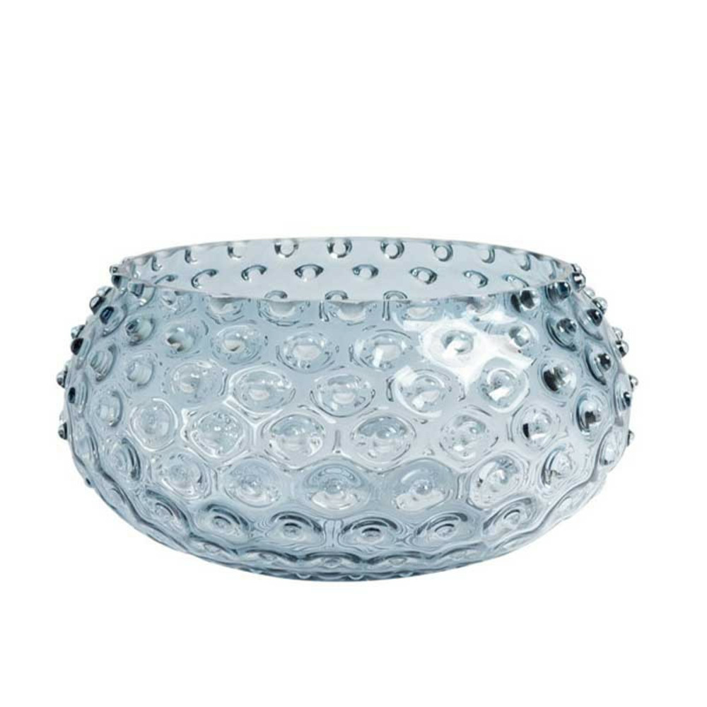 Saladier gris bleu pointe de diamant 23x11cm