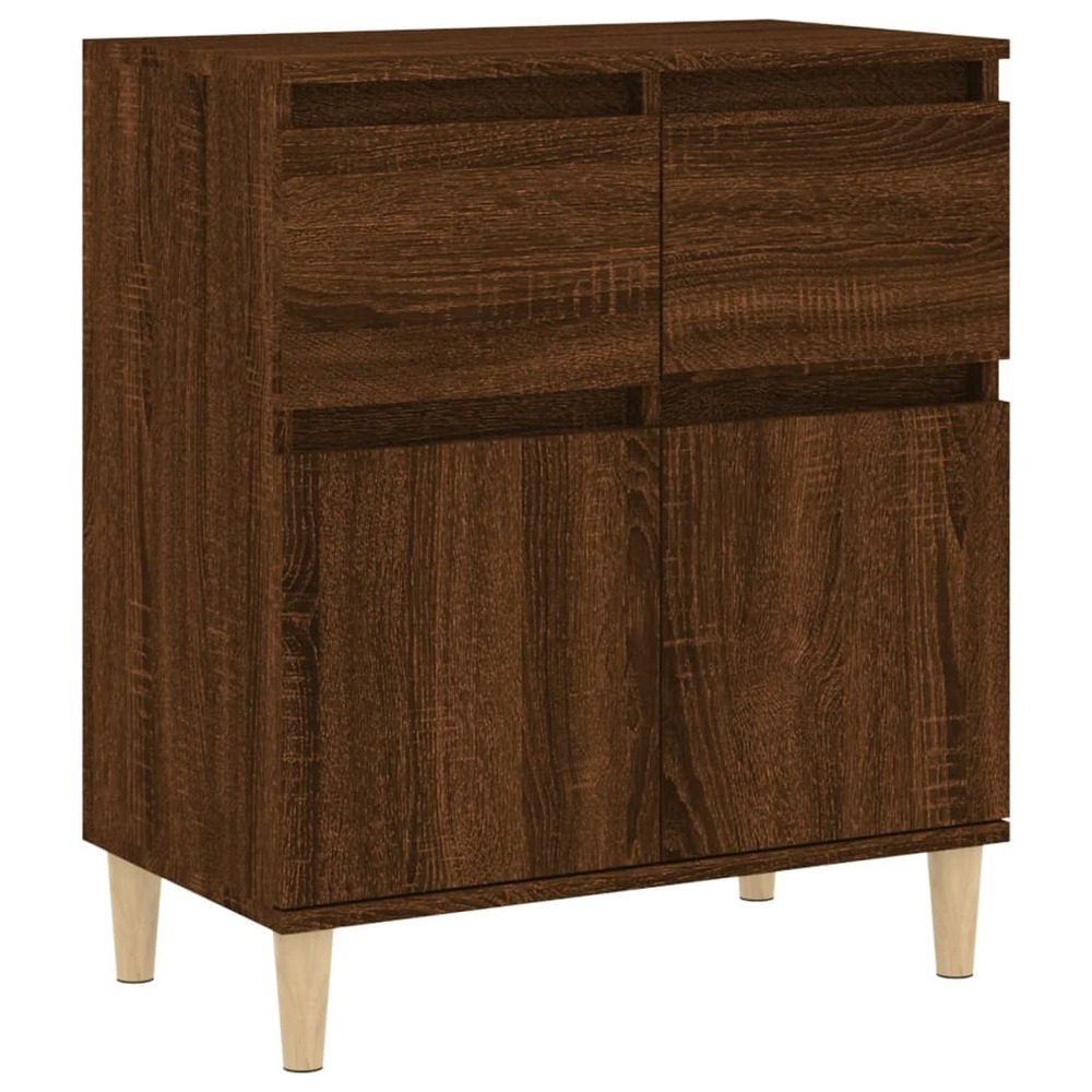 Buffet bahut commode armoire meuble de rangement organisateur cuisine salle de séjour salon 60 x 35 x 70 cm bois d'ingénierie