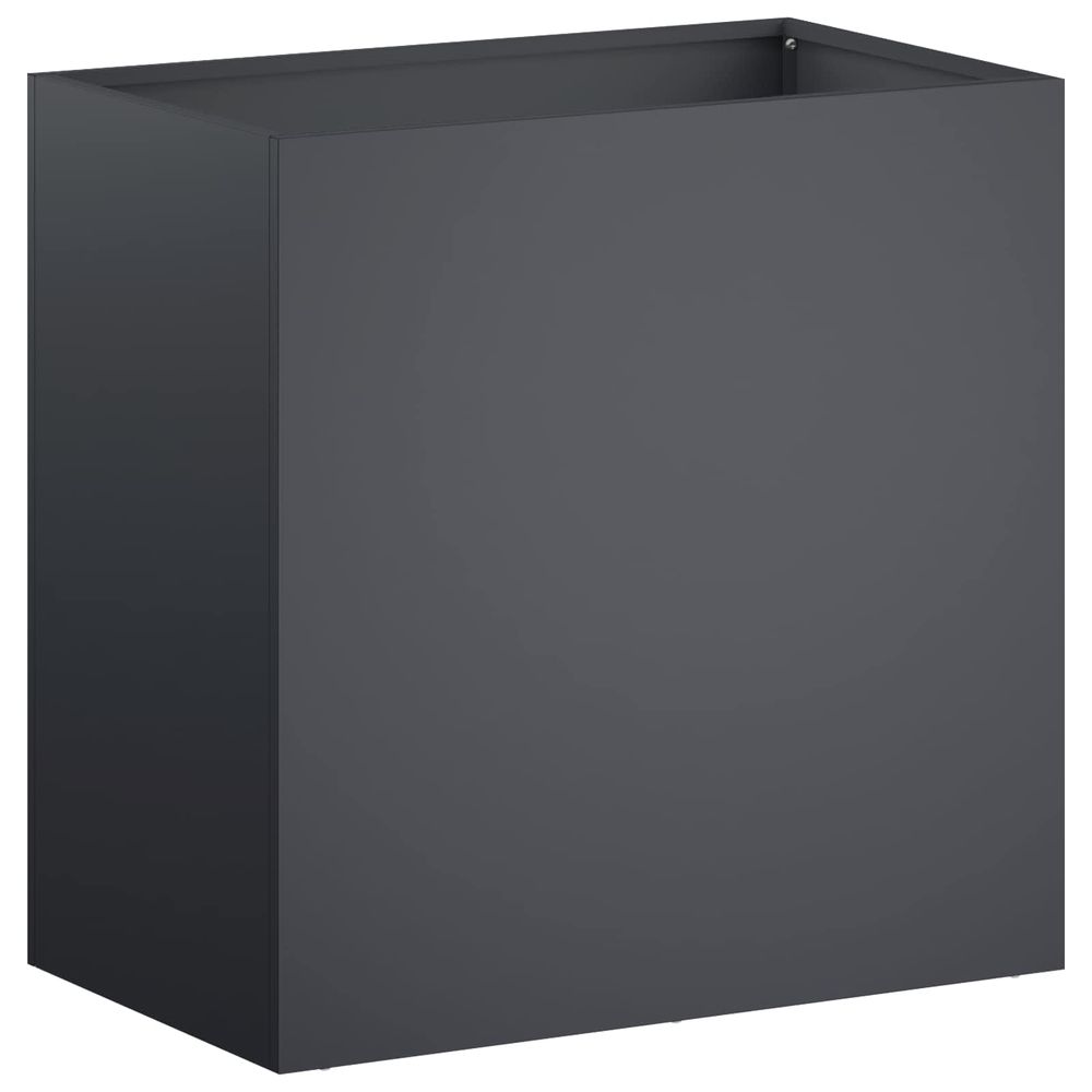Cache-pot de jardin anthracite 50 x 30 x 40 cm