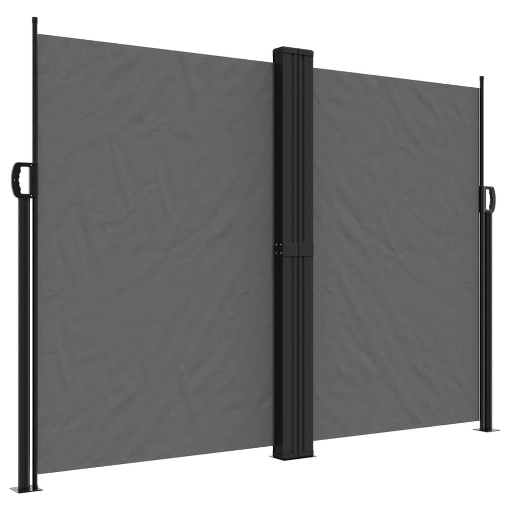 Auvent latéral rétractable anthracite 180x1200 cm