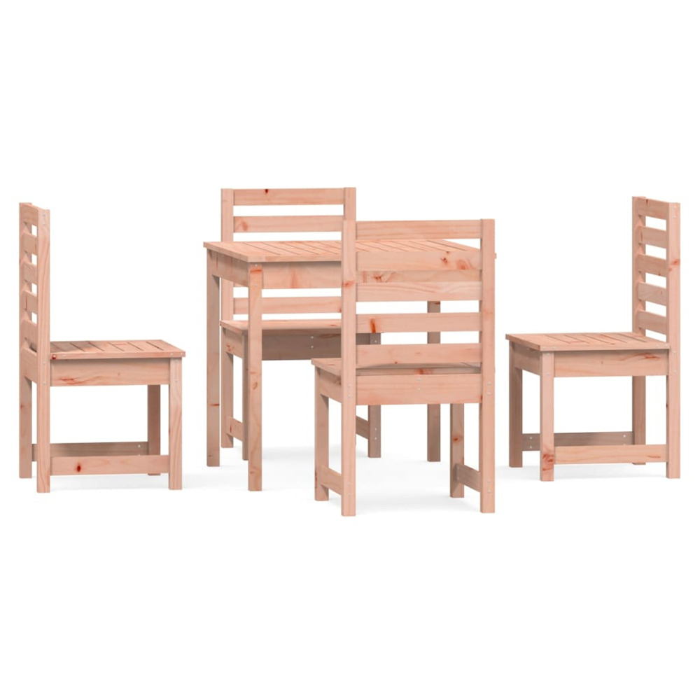 Ensemble à manger de jardin 5 pcs bois massif douglas
