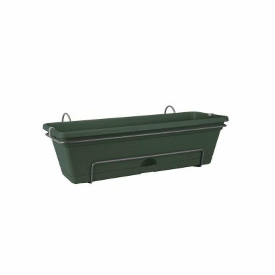 Jardinière verte 50x17x26cm