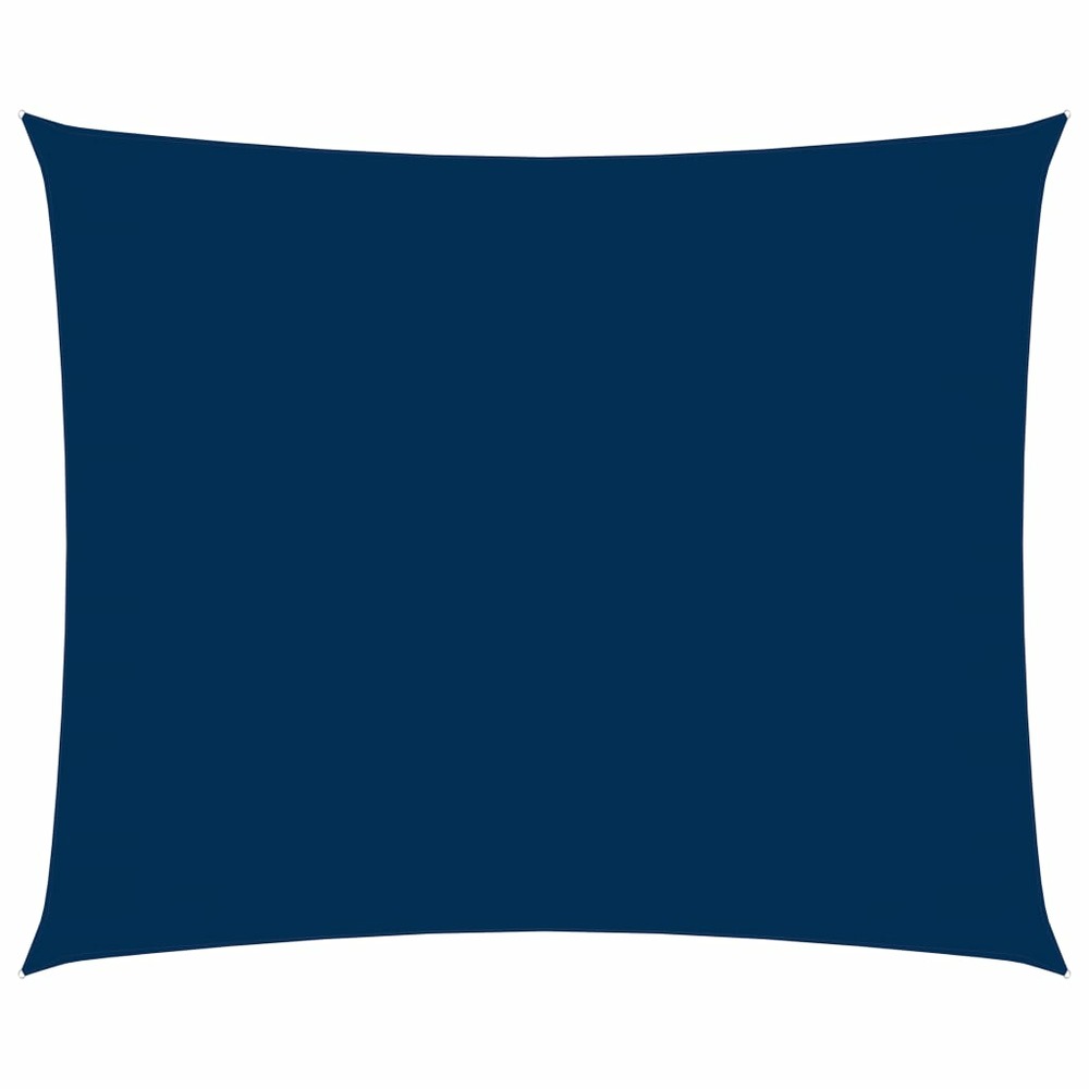 Voile de parasol tissu oxford rectangulaire 3x5 m bleu