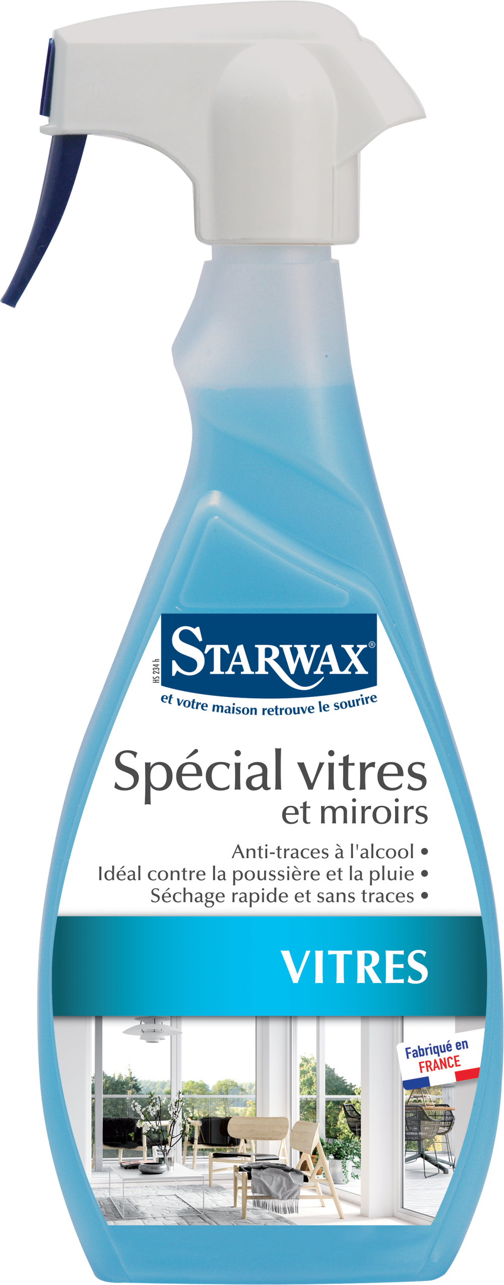 Nettoyant vitre anti-traces starwax 0.5 l