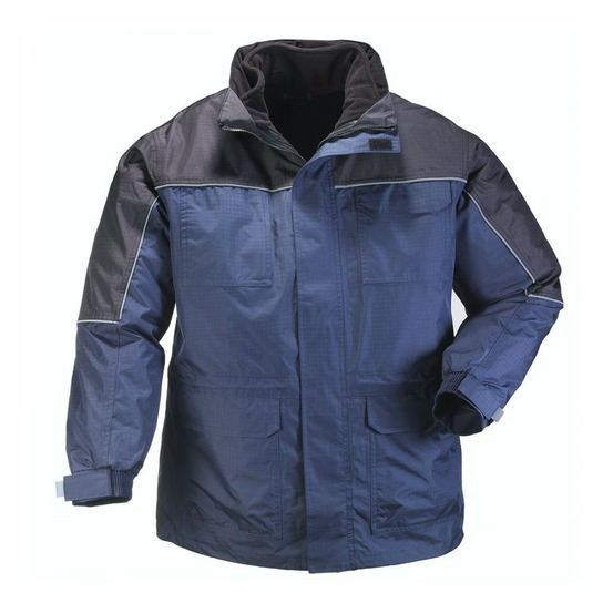 Parka multipoches ripstop 4 en 1 marine noir t2xl coverguard 5ribbxxl