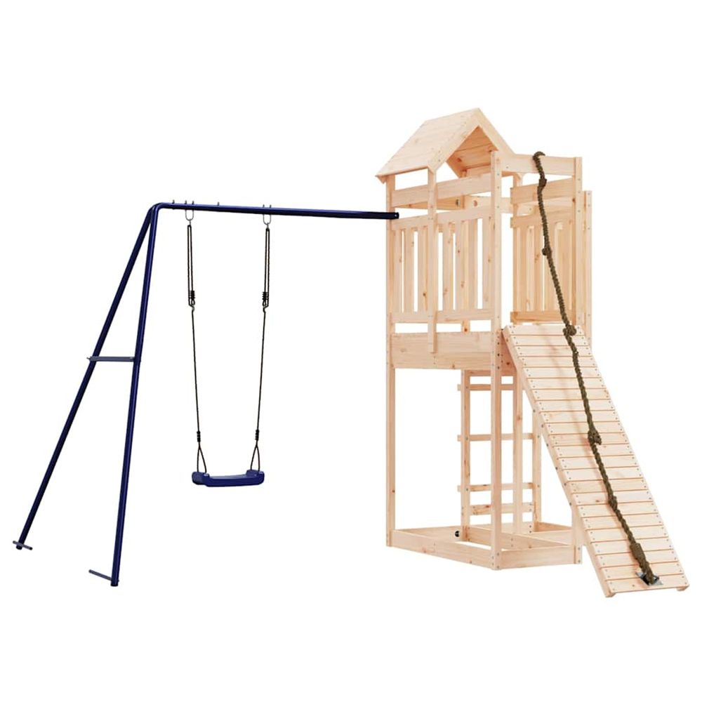Aire de jeux d'extérieur bois de pin massif