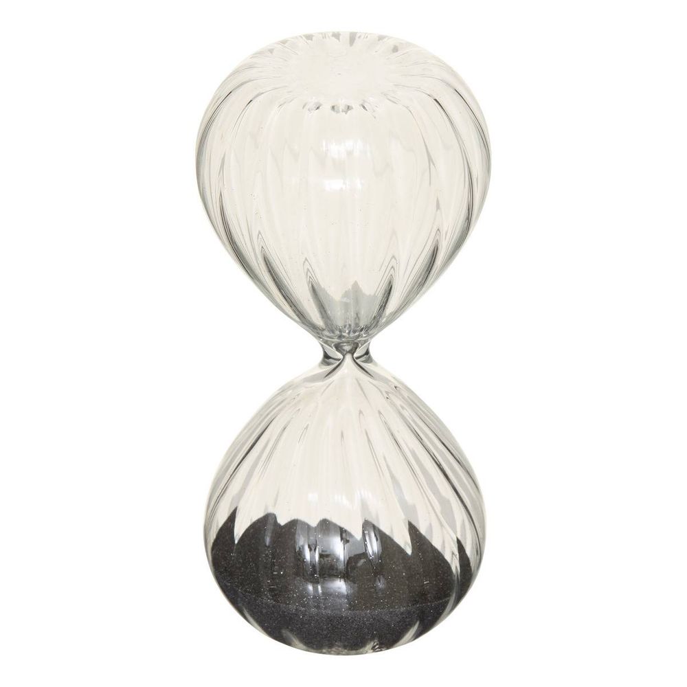 Sablier décoratif sibel 5,5x5,5x12cm en verre